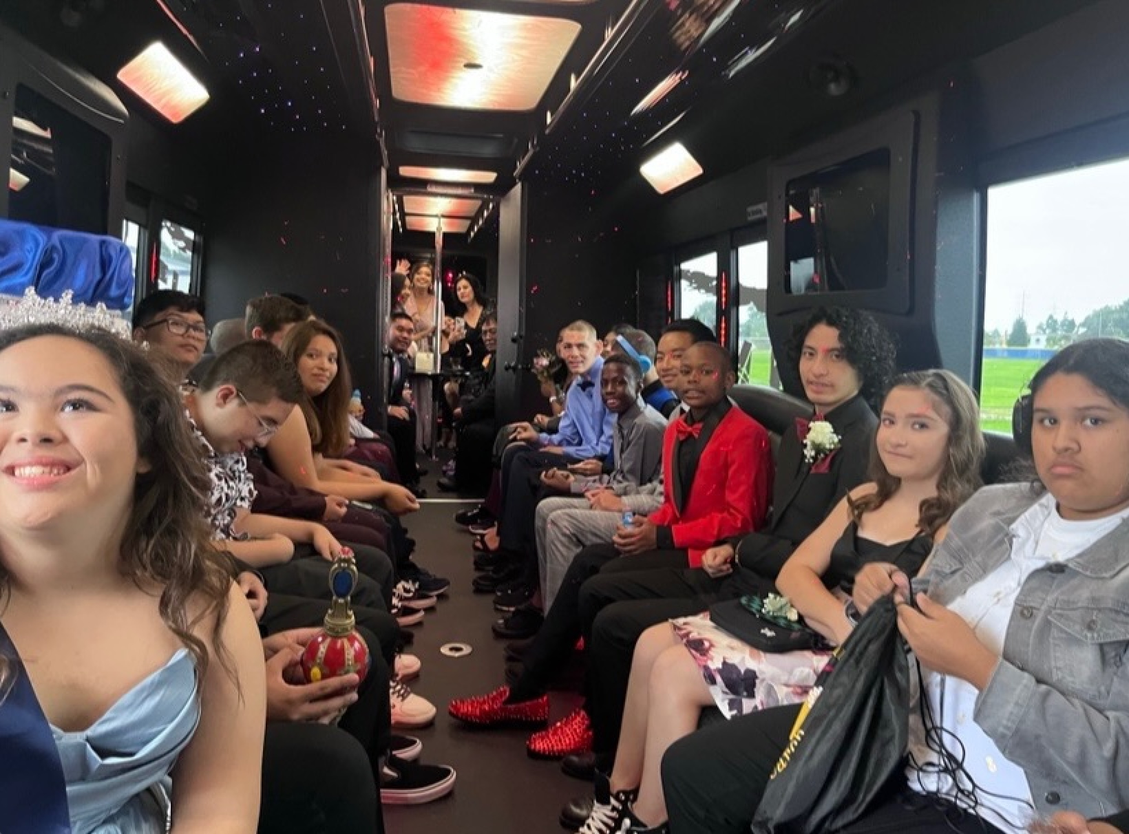 Shuttle transportation for prom